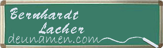 Bernhardt Lacher Visitenkarte